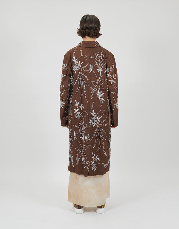 By Walid 1920s Glass Embroidery Lori Coat