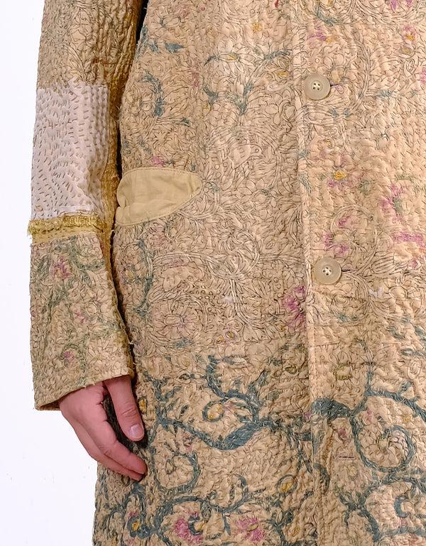 By Walid 1920s Silk Cedric Coat