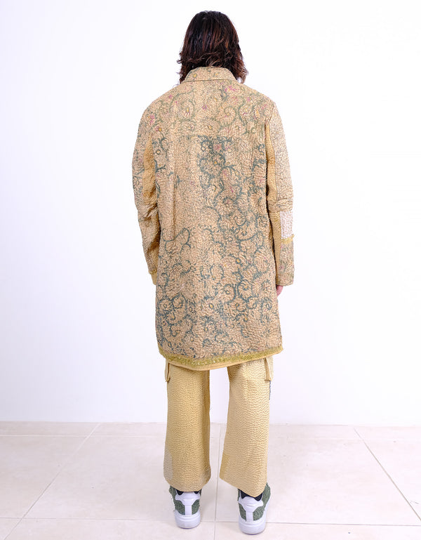 By Walid 1920s Silk Cedric Coat