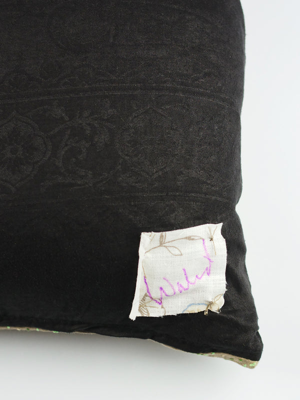 By Walid 1930s Woollen Needlepoint Cushion | 1397