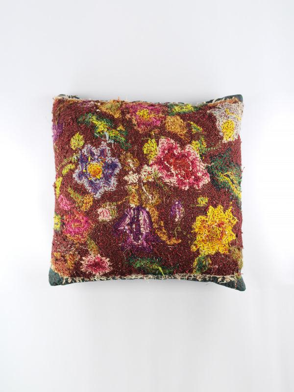 by walid 1930s Woollen Needlepoint Cushion | 1406