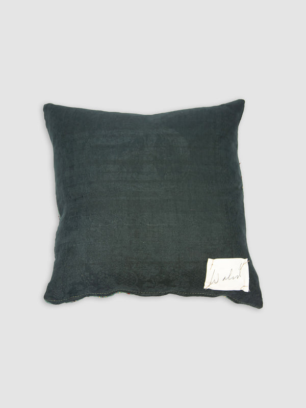 By Walid 1930s Woollen Needlepoint Cushion | 1435