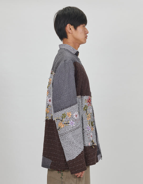 By Walid 19th Century Cotton Classic Jacket
