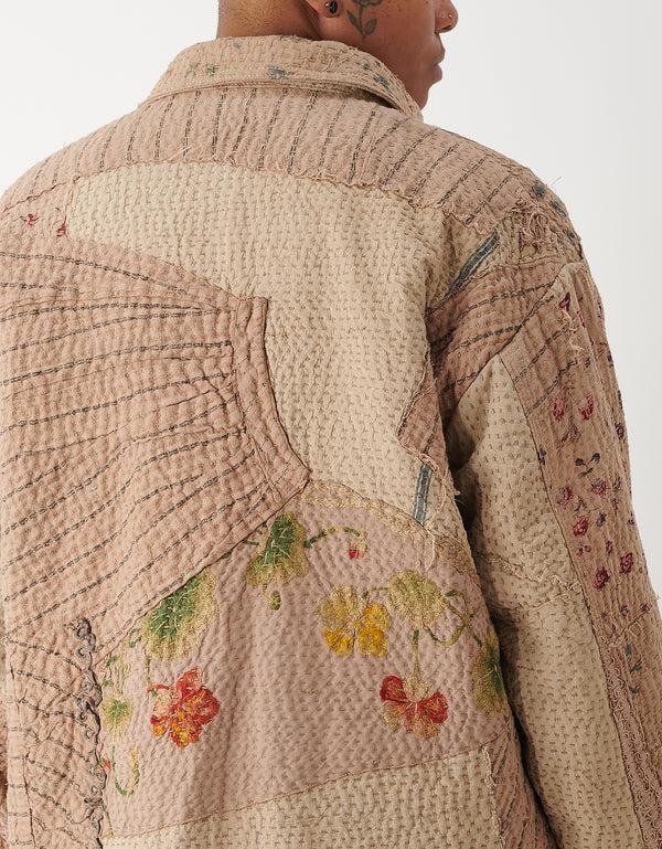 By Walid 19th Century Cotton & Shearling Rain Jacket