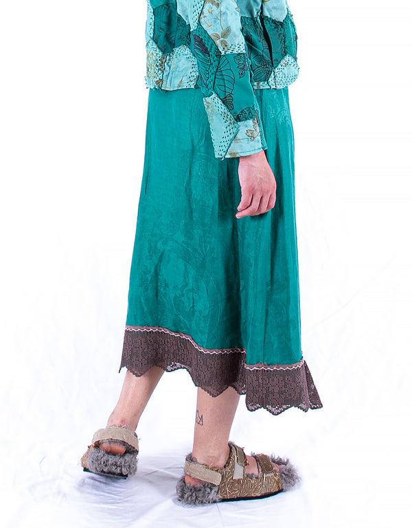 By Walid 19th Century Damask Izzy Skirt