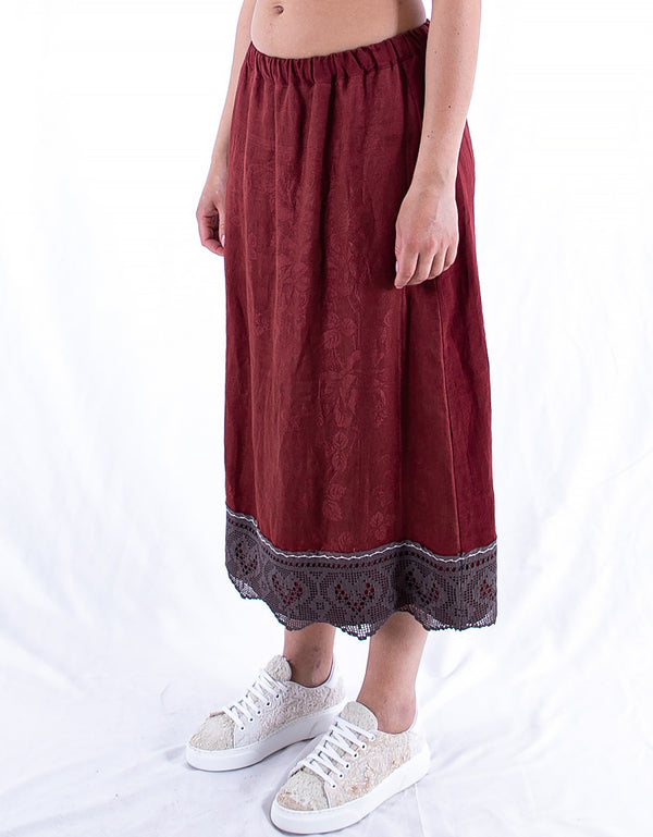 by walid 19th Century Damask Izzy Skirt