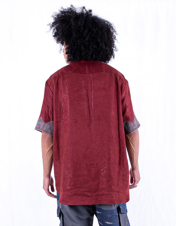 By Walid 19th Century Damask James Shirt