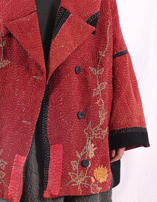 By Walid 19th Century Embroidered Inga Coat