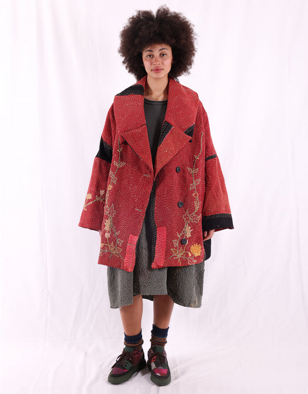 by walid 19th Century Embroidered Inga Coat