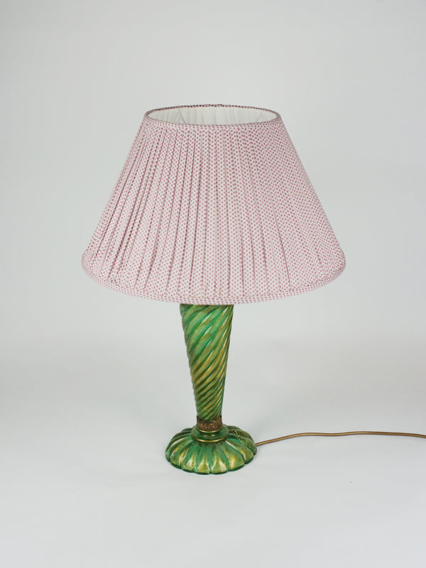 by walid 19th Century French Cotton Lampshade | 001