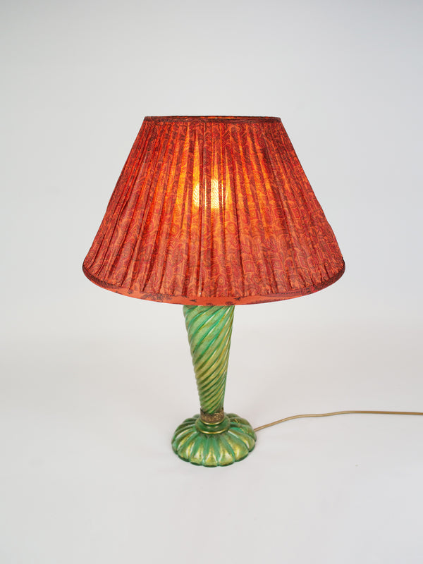 By Walid 19th Century French Cotton Lampshade | 002