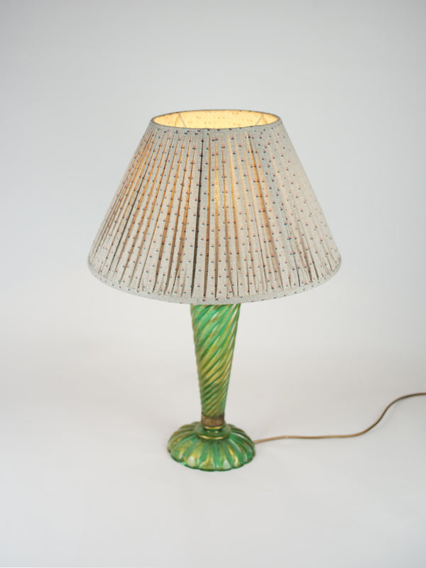 By Walid 19th Century French Cotton Lampshade | 007