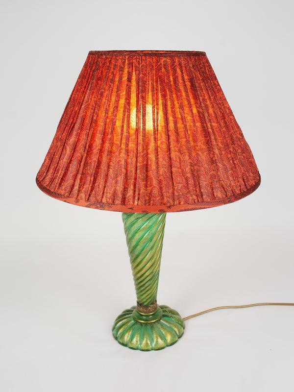 By Walid 19th Century French Cotton Lampshade | 010