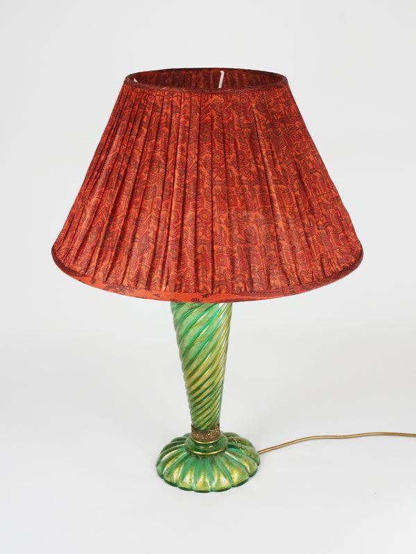 by walid 19th Century French Cotton Lampshade | 010