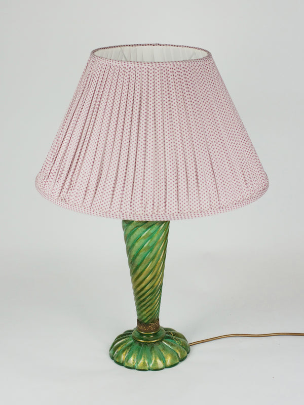by walid 19th Century French Cotton Lampshade | 013