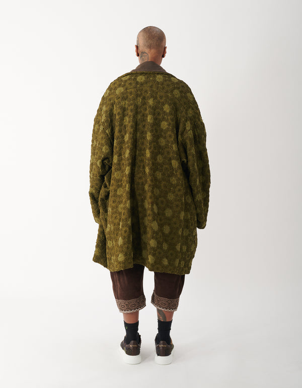 By Walid 19th Century French Crochet Yana Coat