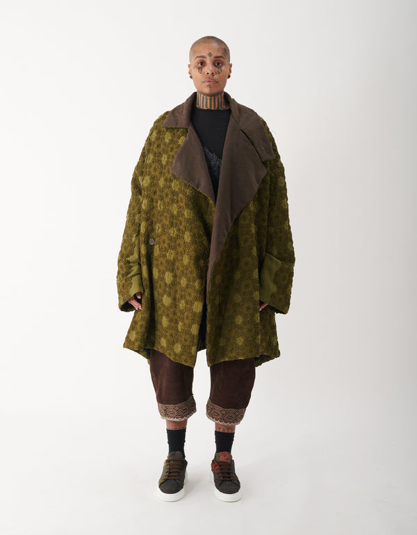 by walid 19th Century French Crochet Yana Coat