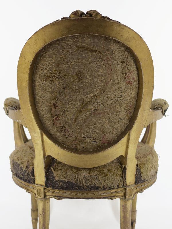 By Walid 19th Century French Giltwood Chair | 612
