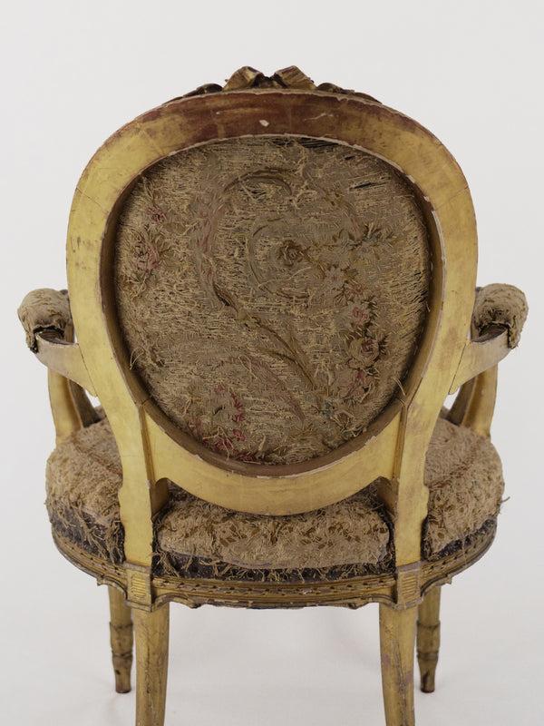By Walid 19th Century French Giltwood Chair | 613