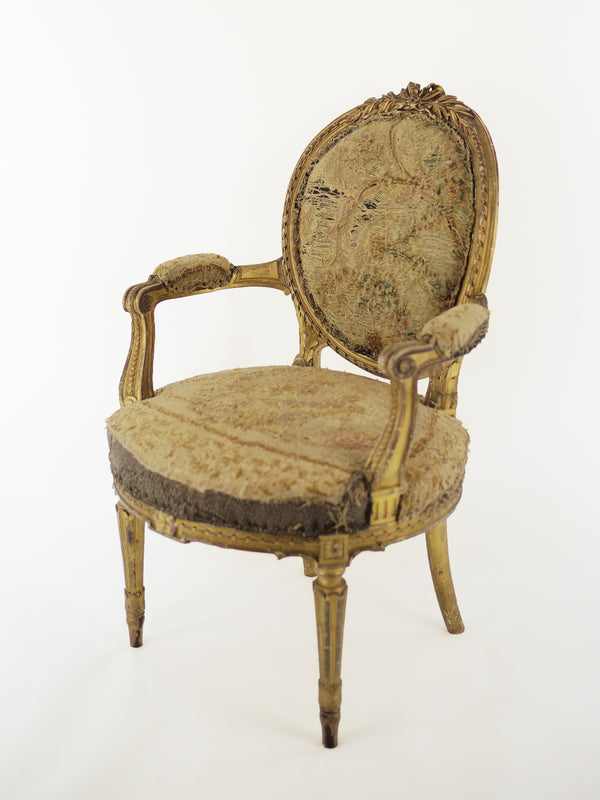 By Walid 19th Century French Giltwood Chair | 613