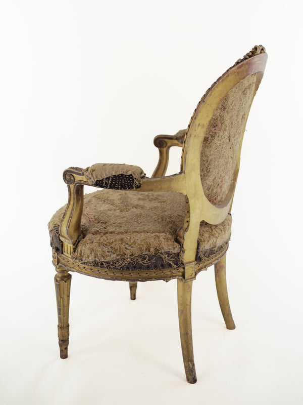 By Walid 19th Century French Giltwood Chair | 613