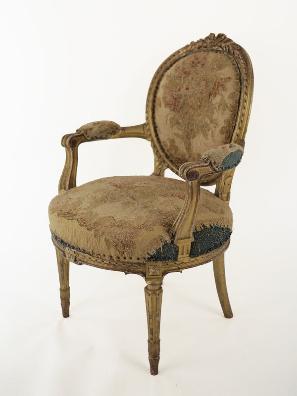 By Walid 19th Century French Giltwood Chair | 614