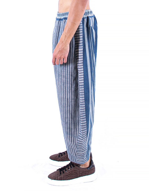 By Walid 19th Century French Ticking Joel Trousers