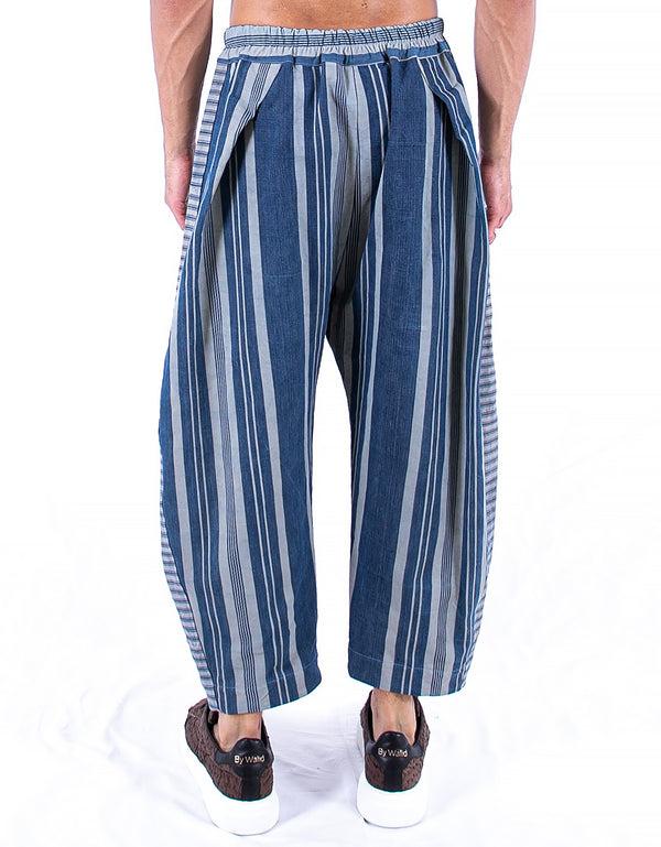 By Walid 19th Century French Ticking Joel Trousers