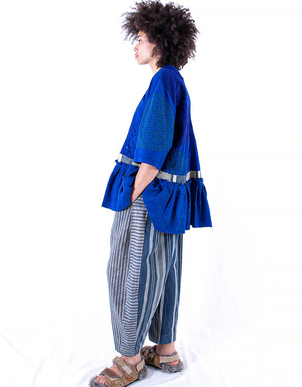 By Walid 19th Century French Ticking Joel Trousers