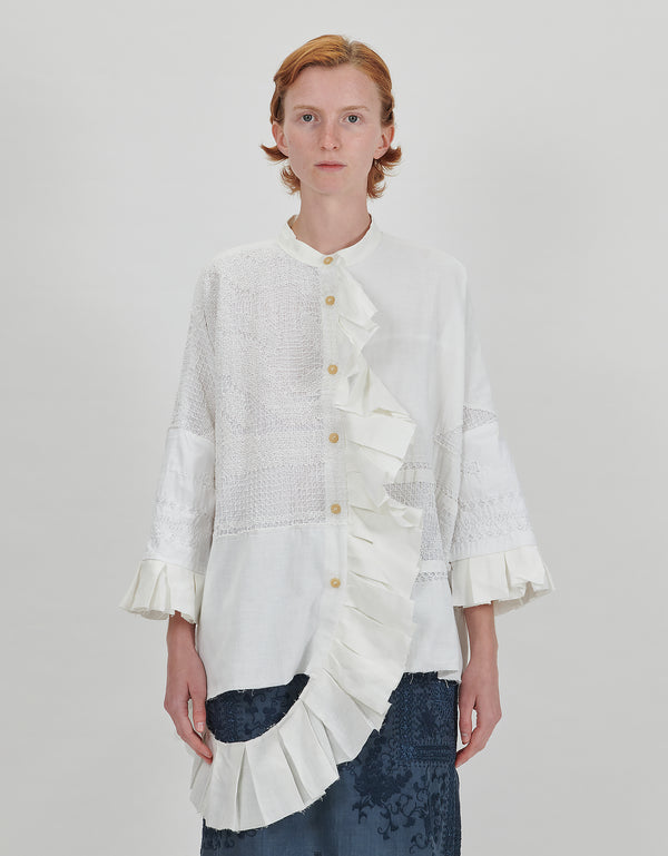 by walid 19th Century Lace Carmen Shirt