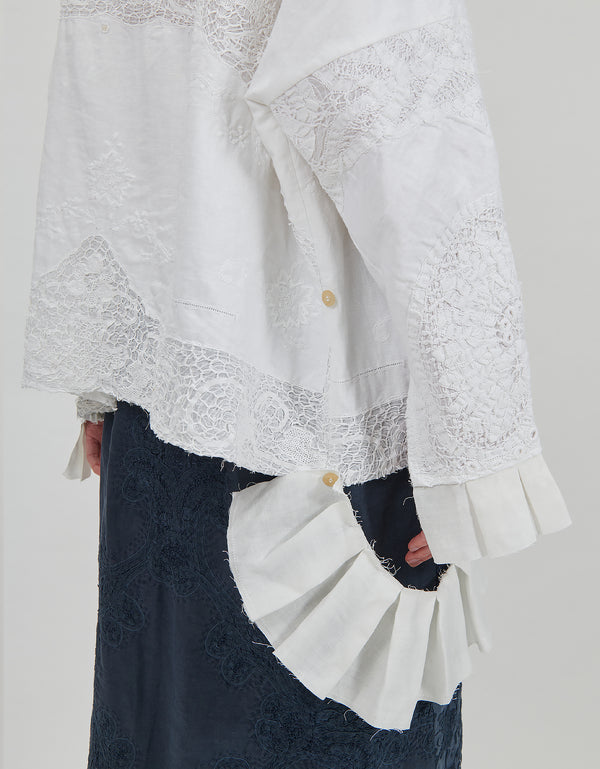 By Walid 19th Century Lace Cici Shirt