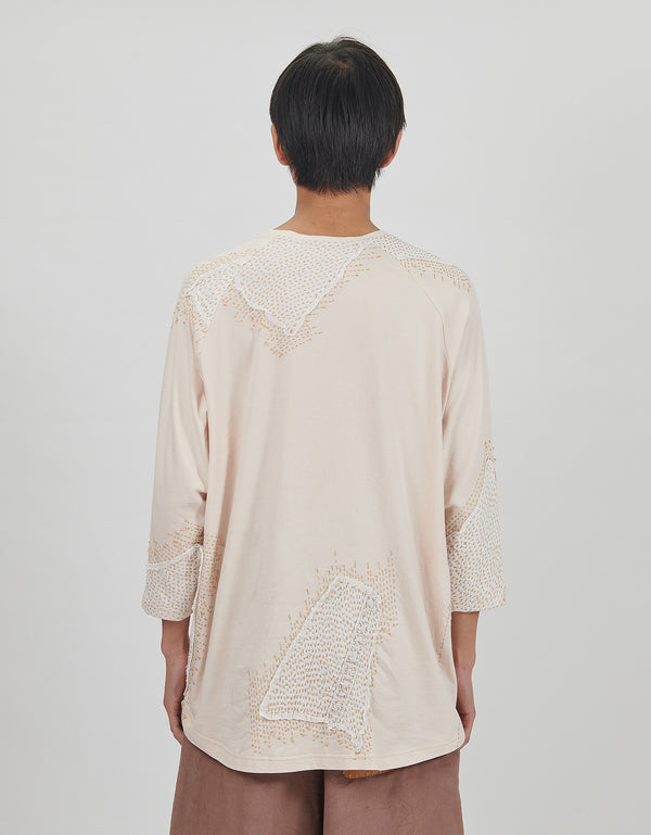 By Walid 19th Century Lace & Cotton Connor Top