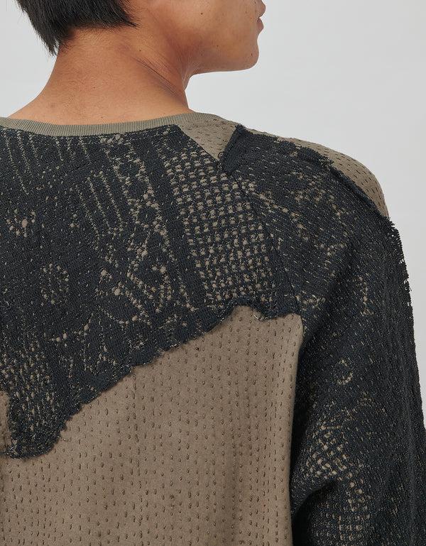 By Walid 19th Century Lace & Cotton Connor Top