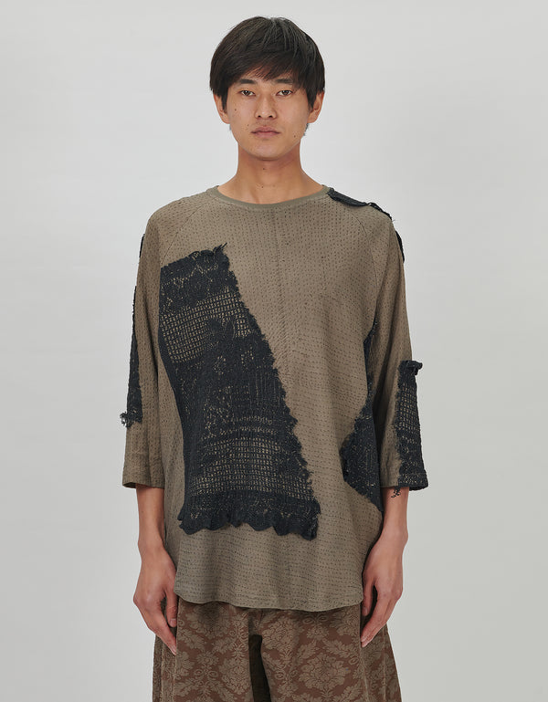 by walid 19th Century Lace & Cotton Connor Top