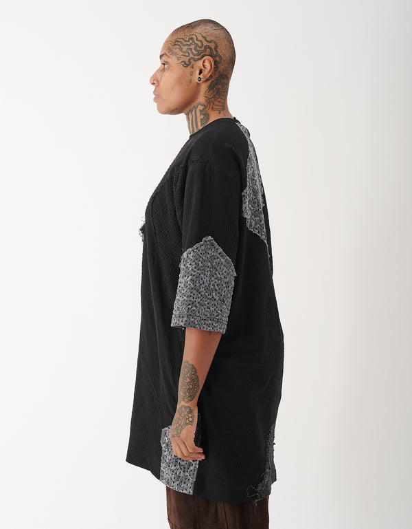 By Walid 19th Century Lace & Cotton Ex Top