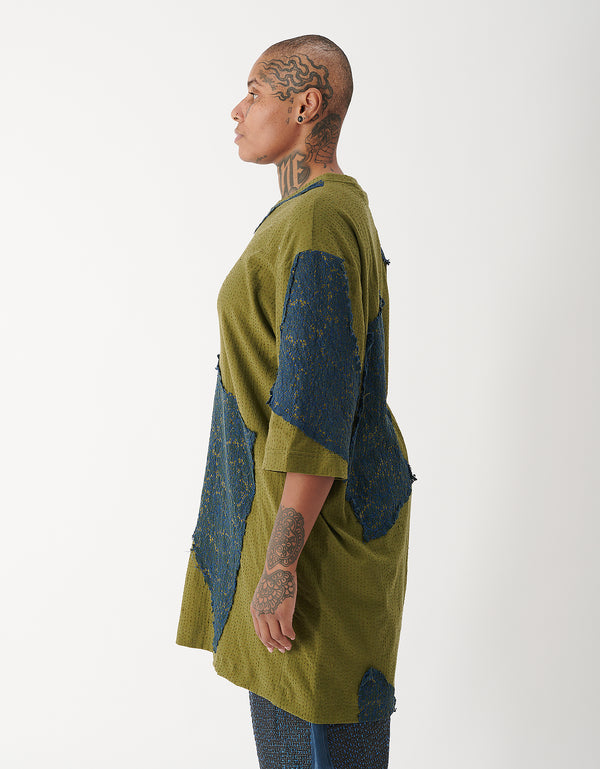 By Walid 19th Century Lace & Cotton Ex Top