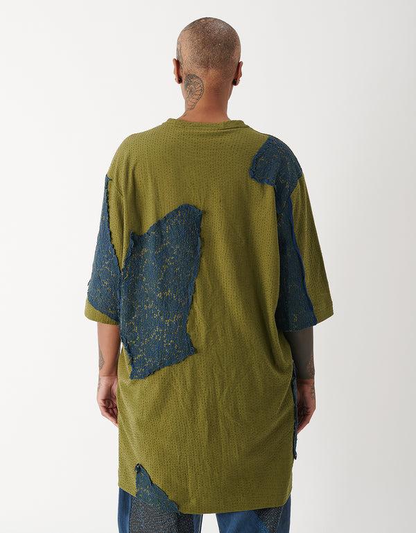 By Walid 19th Century Lace & Cotton Ex Top