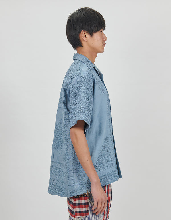 By Walid 19th Century Lace Cuban Shirt