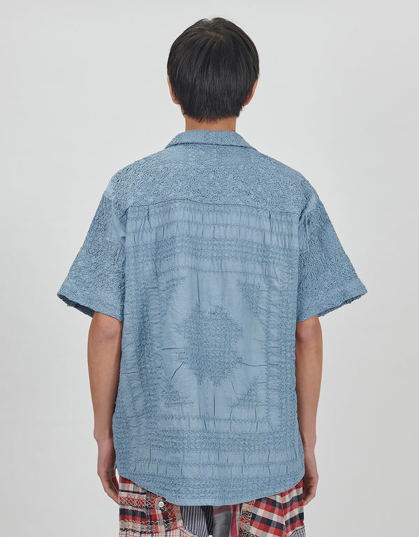 By Walid 19th Century Lace Cuban Shirt