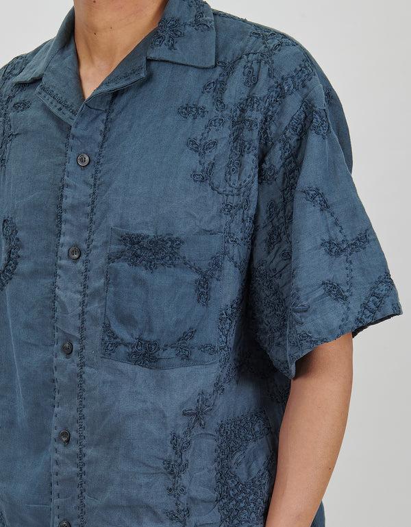 By Walid 19th Century Lace Cuban Shirt