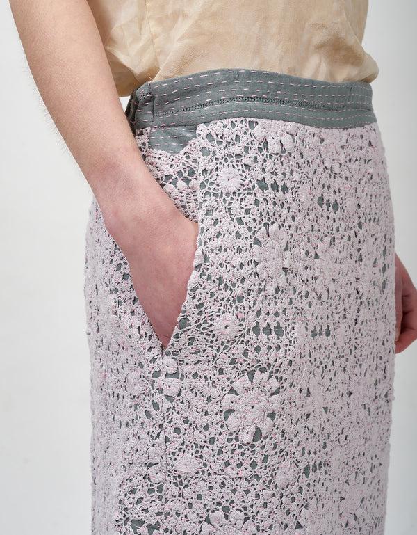 By Walid 19th Century Lace Louisa Skirt