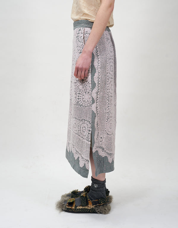 By Walid 19th Century Lace Louisa Skirt