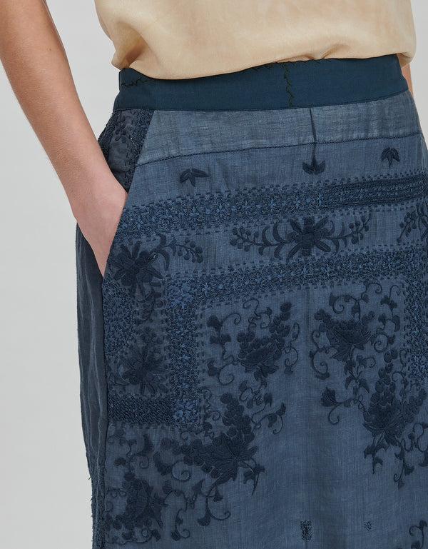 By Walid 19th Century Lace Louisa Skirt