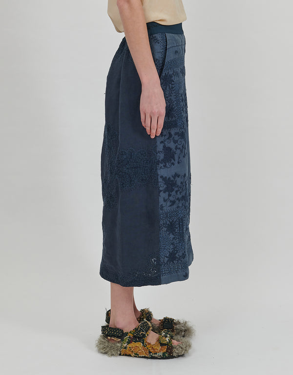 By Walid 19th Century Lace Louisa Skirt