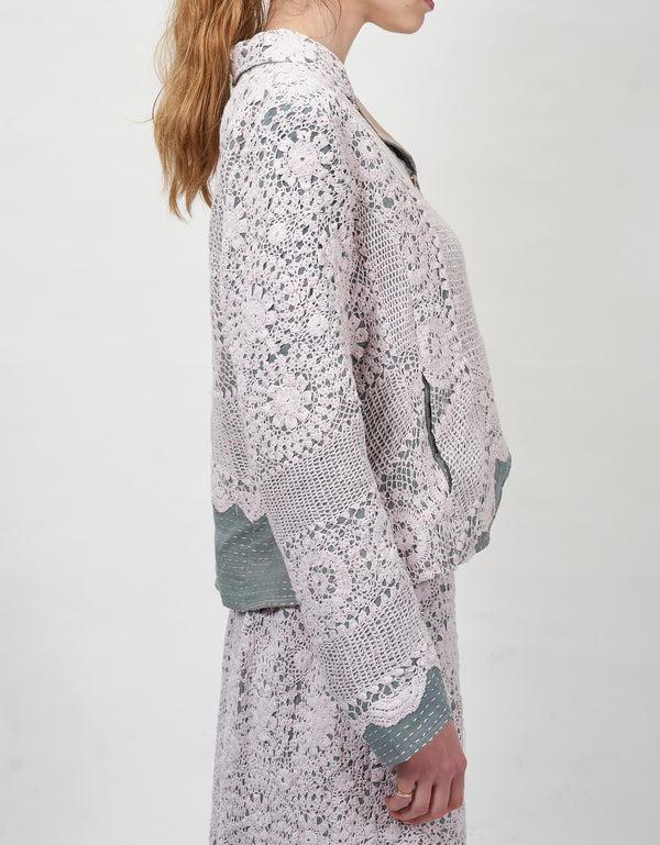 By Walid 19th Century Lace Rawan Jacket