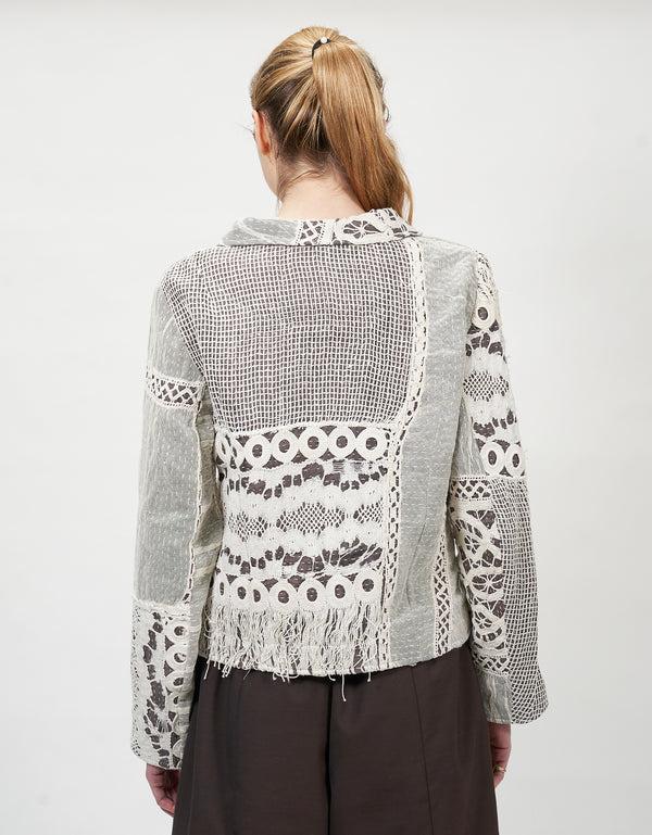 By Walid 19th Century Lace Rawan Jacket