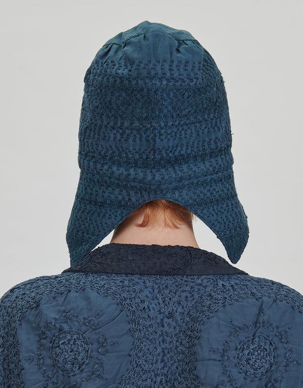 By Walid 19th Century Lace Snowy Hat