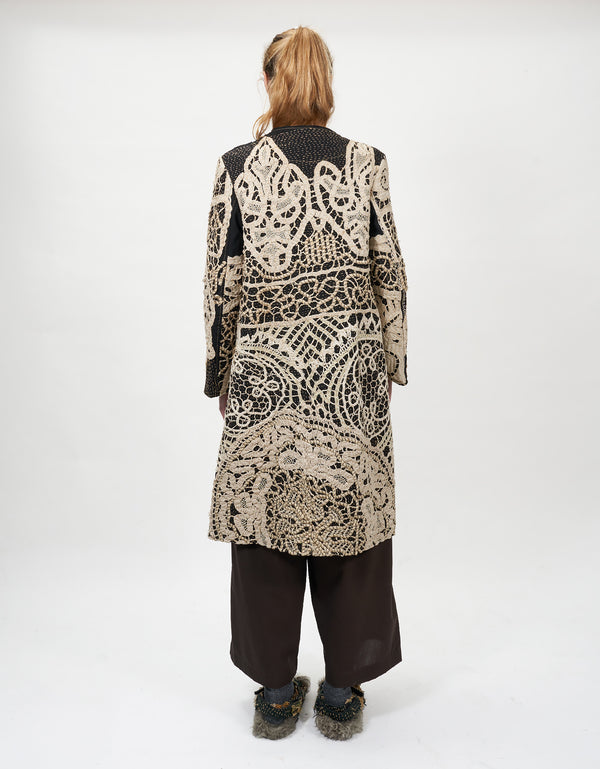 By Walid 19th Century Lace Tanita Coat