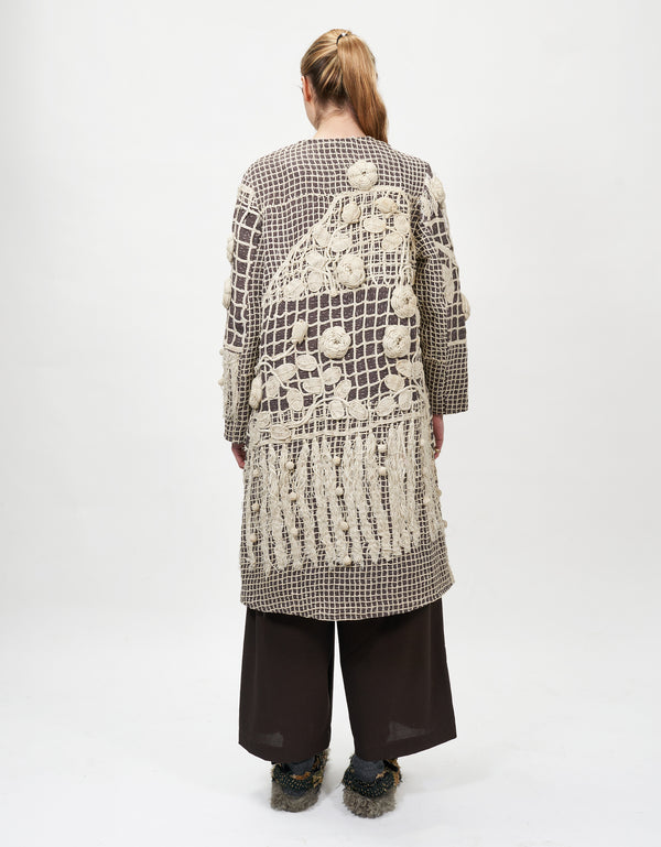 By Walid 19th Century Lace Tanita Coat