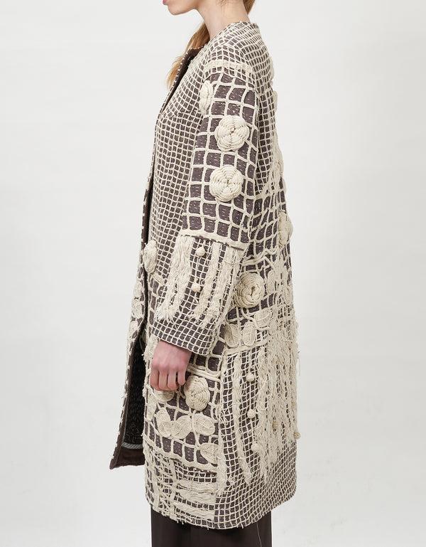 By Walid 19th Century Lace Tanita Coat